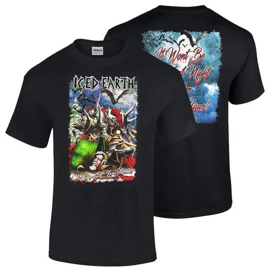 iced earth band Christmas T-shirt Unisex Gift For Family US1736 Unisex T-Shirt XL