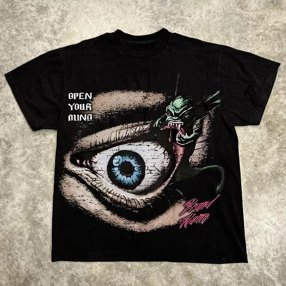 Harajuku Letter Graphic T Shirts Y2k Tops Unisex Unisex High Street Oversized T Shirt Pro Choice Streetwear Vintage Tee Clothing