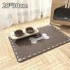 Waterproof Quick Dry Diatomaceous Earth Pet Mat Non Slip Rubber Back Absorbent Placemat for Pet Feeding Bowl