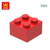 Non-Toxic 77Pcs/Lot 3003 2X2 High 4-Hole Building Blocks Moc Color Parts Compatible With Bricks Diy Children Toy Assembly Gift Box