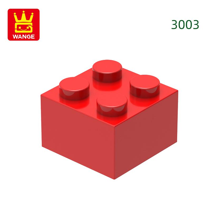 Non-Toxic 77Pcs/Lot 3003 2X2 High 4-Hole Building Blocks Moc Color Parts Compatible With Bricks Diy Children Toy Assembly Gift Box
