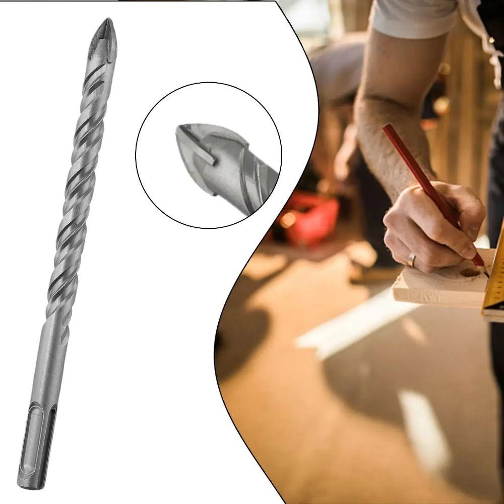 

SDS PLUS Shank Triangle Drill Bit 6/8/10/12mm Tile Porcelain Drill Bit Glass