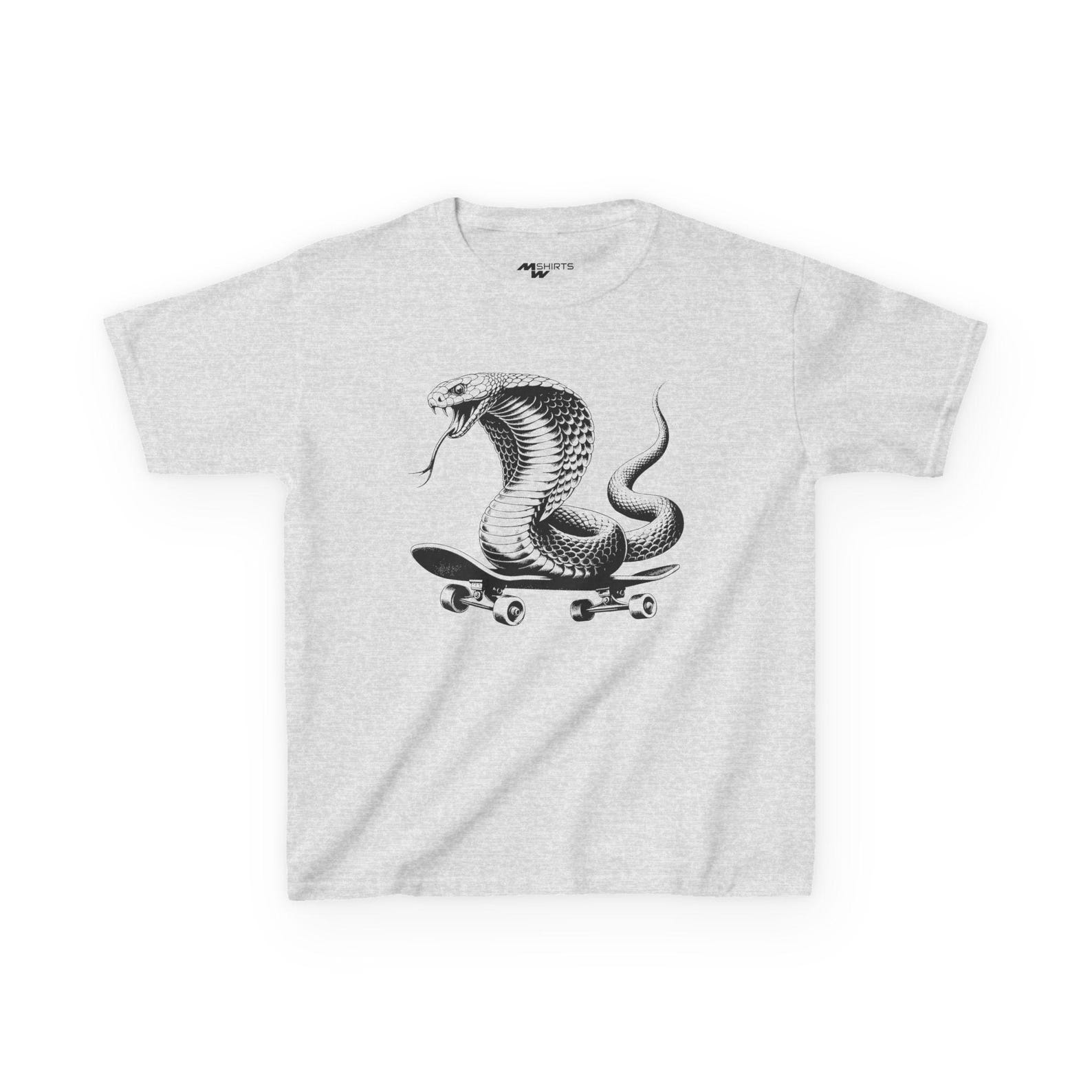 Cobra Skateboard Kids Tee, Fun Skater T-Shirt 4XL