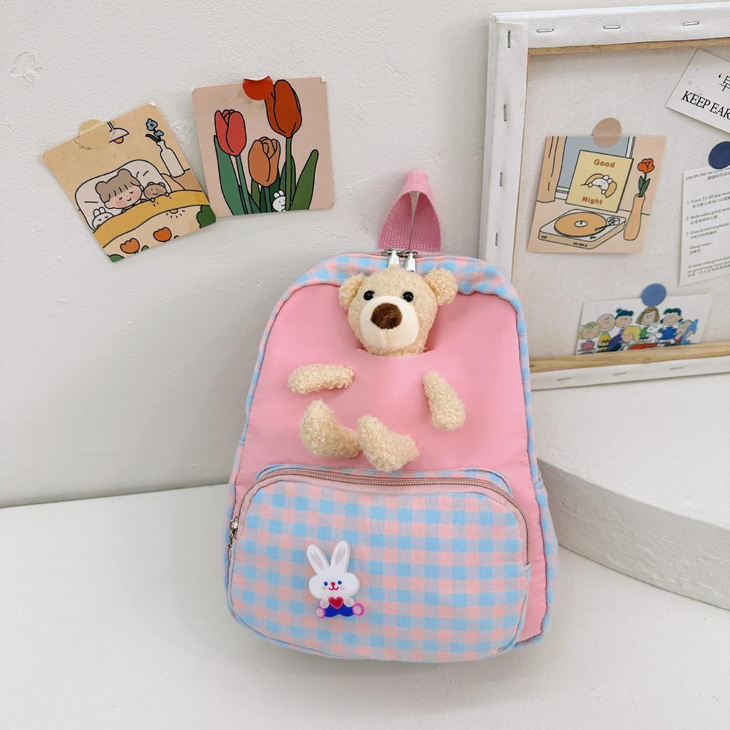 Cute Animal Pattern Childrens School Bag With Curved Straps For Comfort