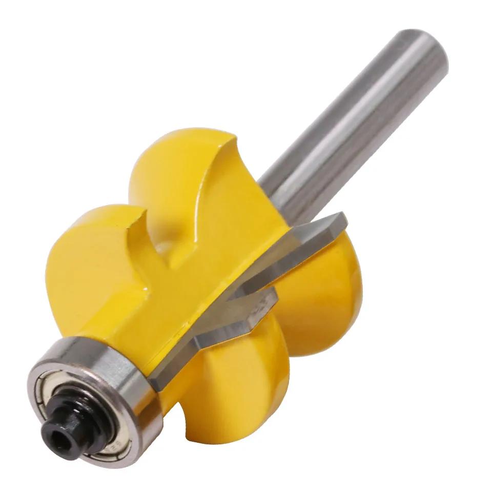 2ks 8mm" stopka V drážka a sada frézovacích bitů s přizpůsobeným jazykem s prémiovými kuličkovými ložisky Dřevoobráběcí řez