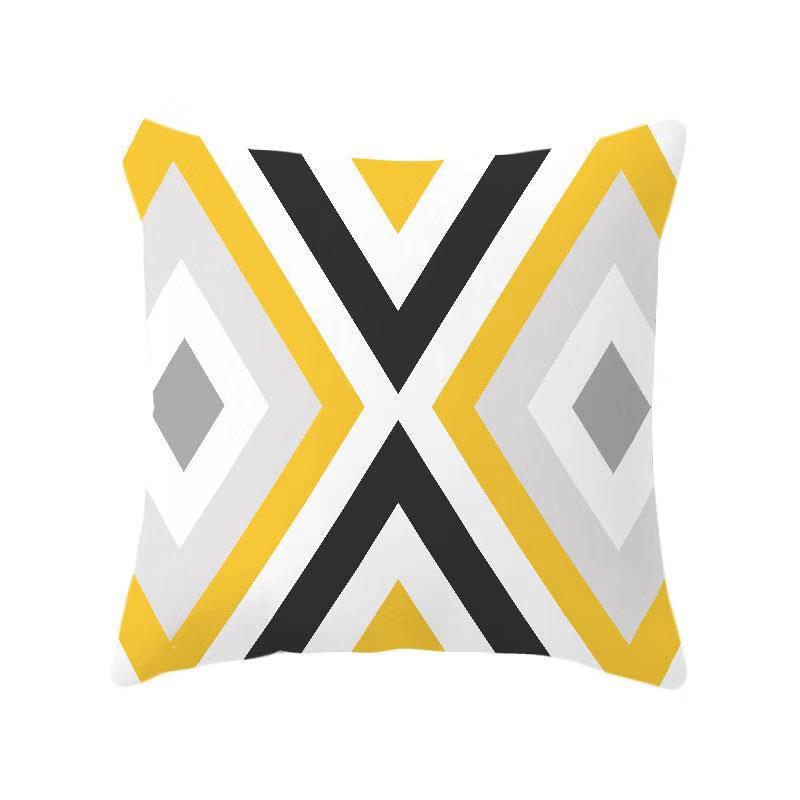Yellow Pillow Pillow Case Pillow Car Cushion Sofa Pillow Nordic Sofa Cushion Pillow