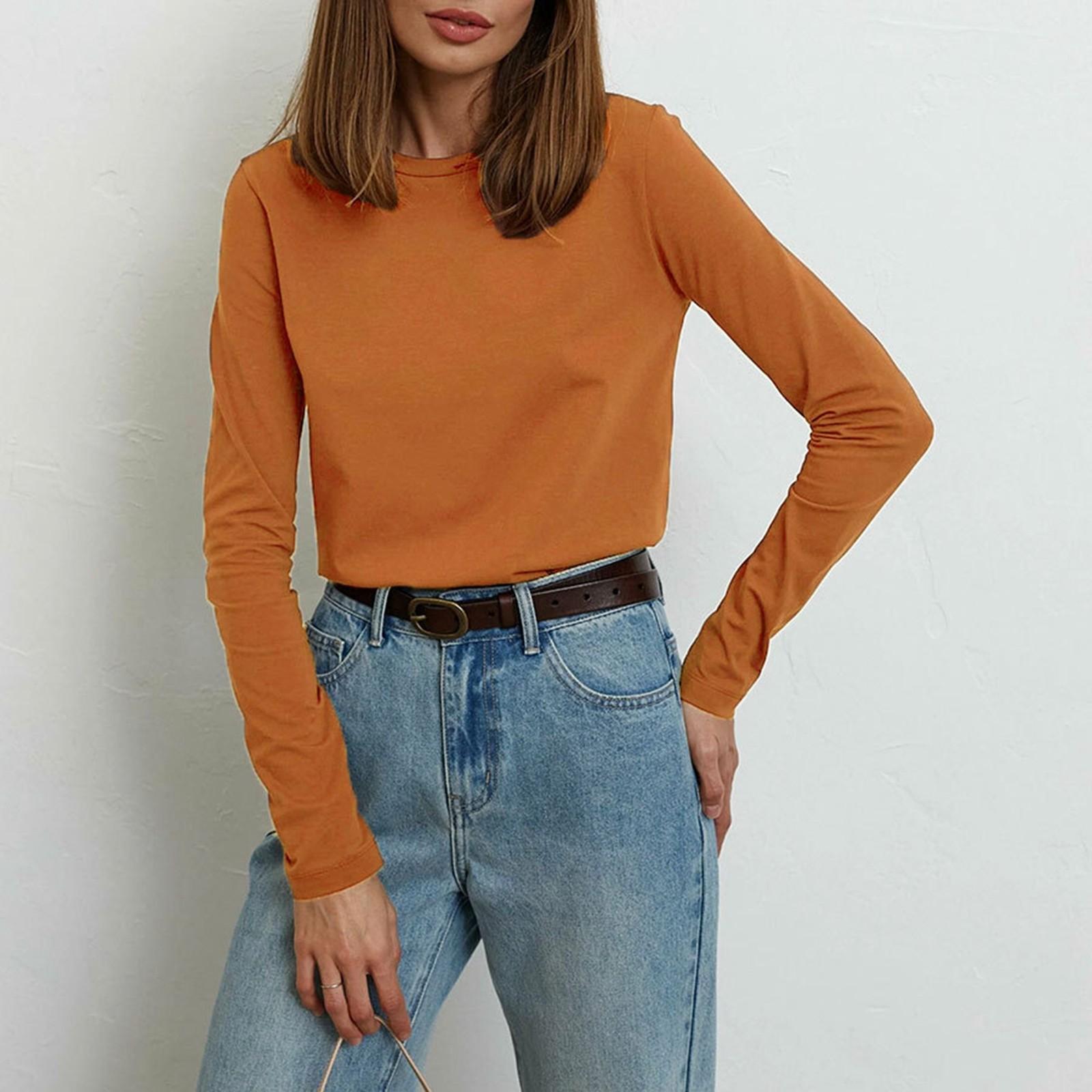 Женские футболки с длинными рукавами — фото 9