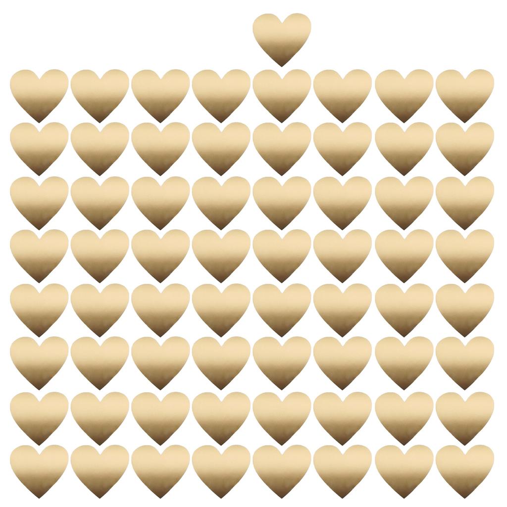 Packung mit 50 Herz-Rubbelaufklebern Rubbelkartenaufkleber Selbstklebende Etiketten für Gender Reveal Geschenk Babyparty