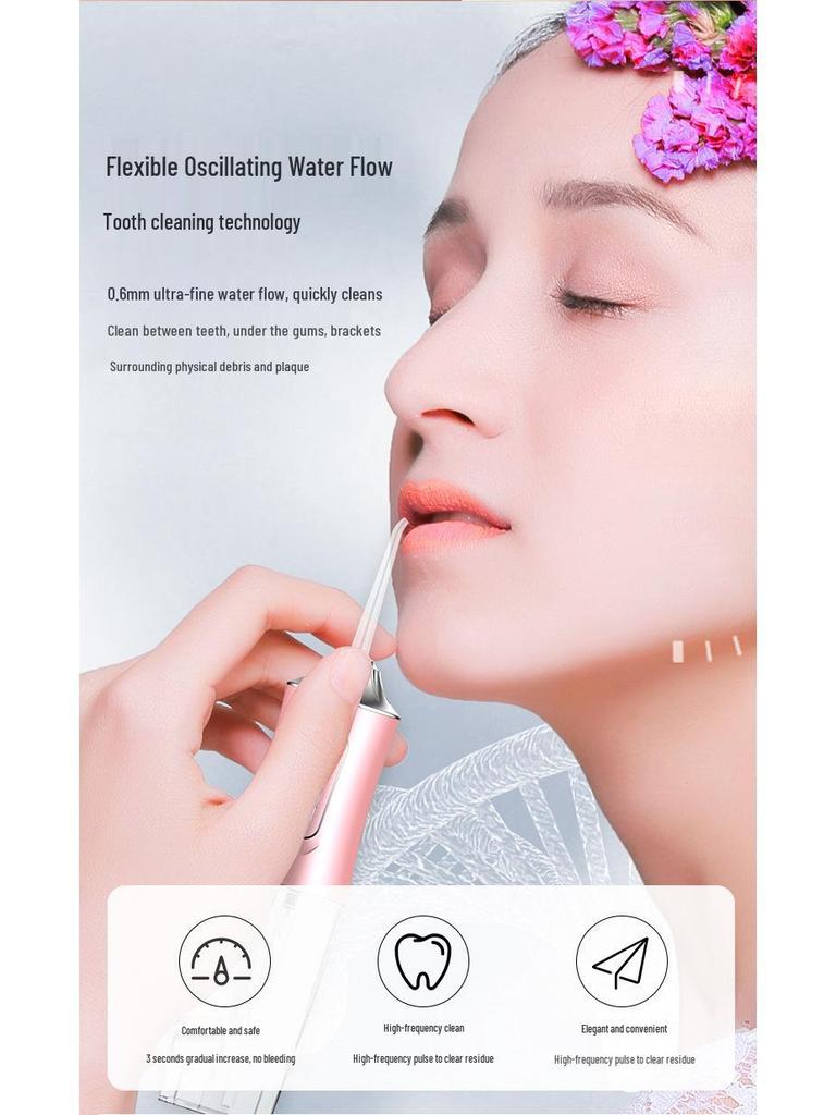 Portable Electric Oral Irrigator for Home Use, Ideal for Children with Orthodontics