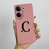Case For Tecno Camon 20 Pro 4G Cute Initial Letters Liquid Soft Silicone Cover Shell For Tecno Camon 20 Pro CK7n CK6 CK6n Coque