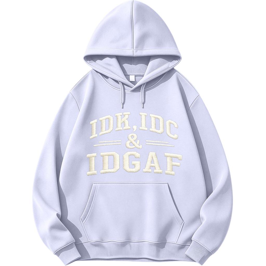 Unisex Printed Hooded Sweatshirt Long Sleeve Pullover Casual Top for Men and Women