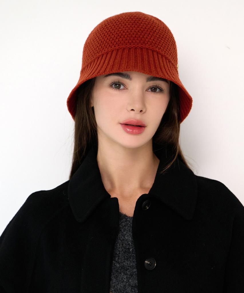 Koipeu Wool Ribbon Knit Hat Cf083Ht091
