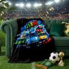 Adventure With Mateo The Little Bus Blanket Flannel Throw for Sofa, Indoor, Camping, Living Room, Office, Chair, And Bed Soft Birthday Gift