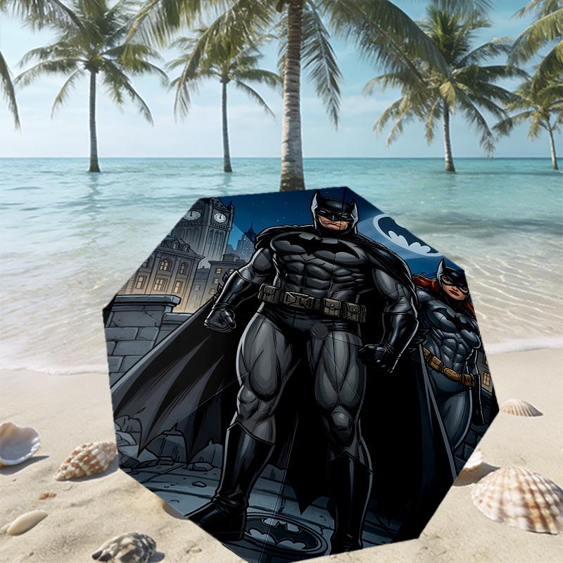 Batman Print Umbrella Automatic Opening/ Closing - Portable Foldable Design - Daily Use for Travel/Outdoor - Gift for Birthday