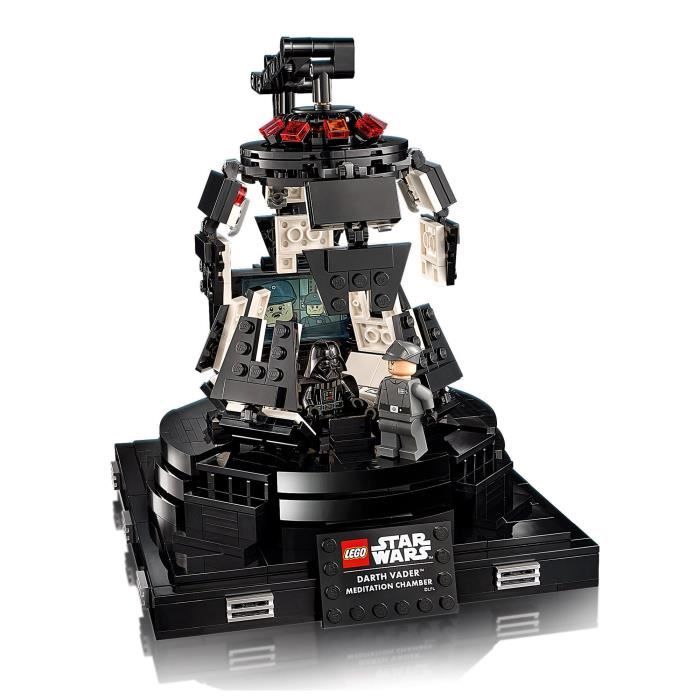 Lego® 75296 star wars la salle de méditation de dark vador™, set à collectionner, cadeau d'anniversaire pour adulte