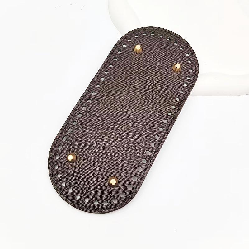 22x10 Oval PU Bag Base: HyunA Woven/Crochet Bucket Bag Bottom, Luggage Hardware Accessory