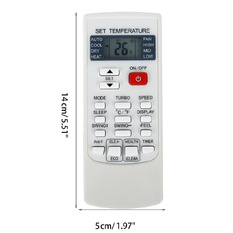 Telecomando YKR‑H/102E per Condizionatore d'Aria YKR-H/002E YKR-H/006E Confortevole
