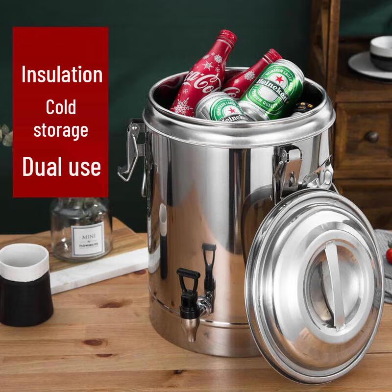 Hanqian 304 Stainless Steel Insulated Food & Soup Barrel
