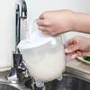 1PCS Automatic  Rice Washer Machine Fast Grain Cleaner Strainer  Colander Basket Kitchen Tool For Effortless Rice Washing Filter