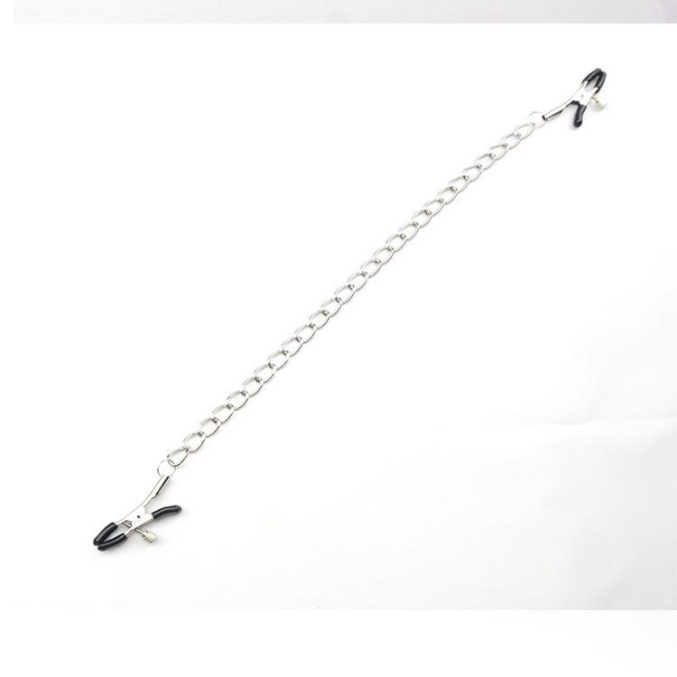 New Stainless Steel Metal Chain Nipple Milk Clips Breast Clip Sex Slaves Nipple Clamps Sex Toys Butterfly Style For