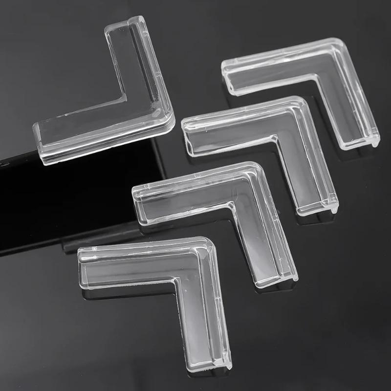 20PCS Transparent Anti Collision Angle PVC Pad Child Safety Corner Guard Baby Collision Proof Protector Table Corner