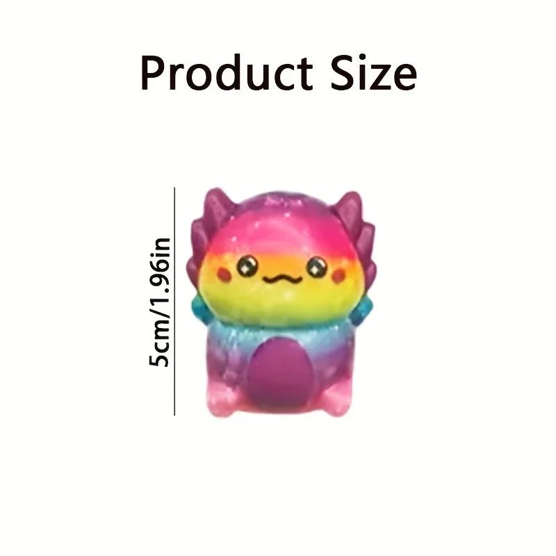 New 12/24Pcs Kids Adult Mini Kawaii Newt Cute Stress Relief Squeeze Toys Random Slow Rising Toy Carnival Goodie Party Send Gift