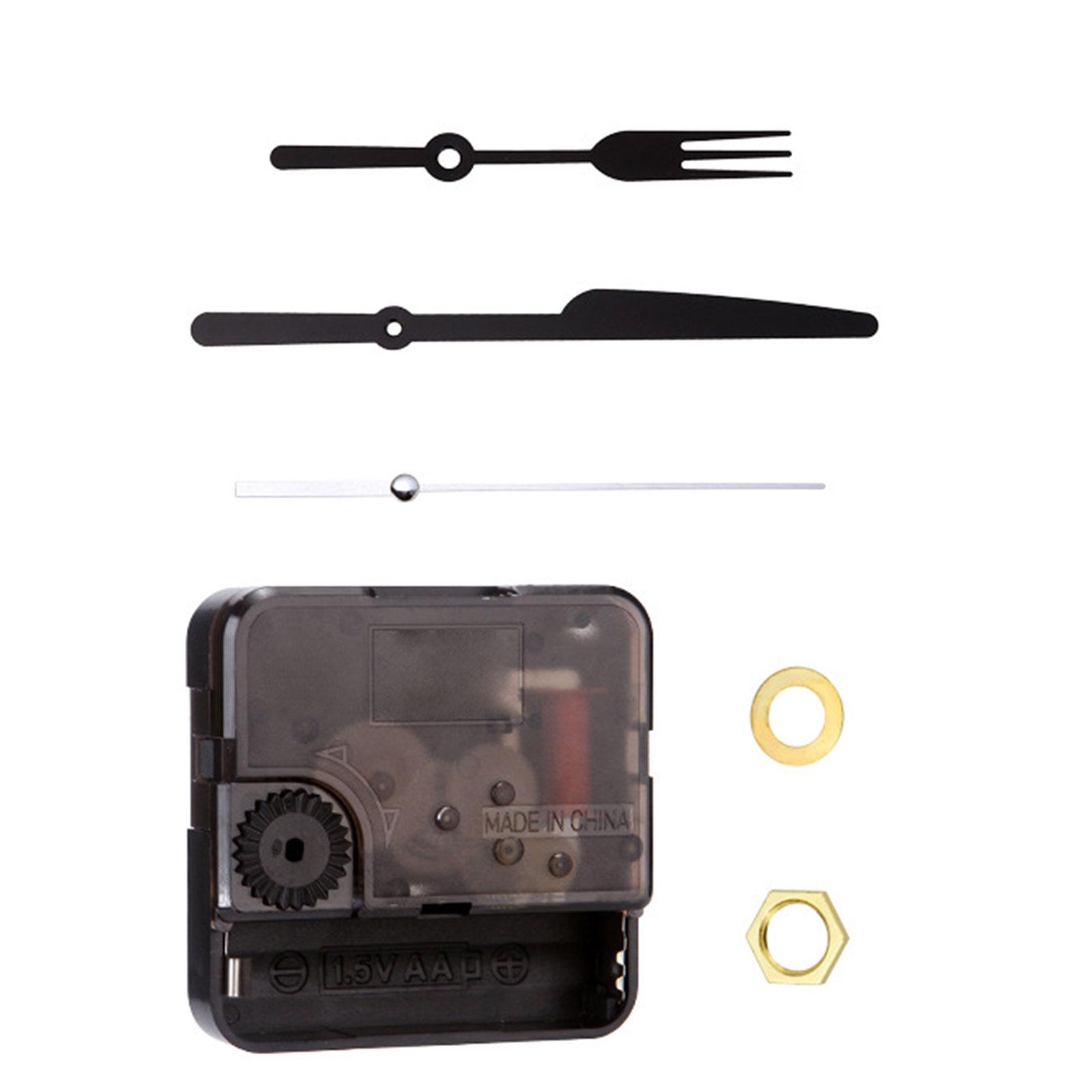 

Детали для ремонта часов своими руками, бесшумные кварцевые механизмы, наборы с вилкообразными стрелками, простая установка для домашнего офиса и общественных мест B