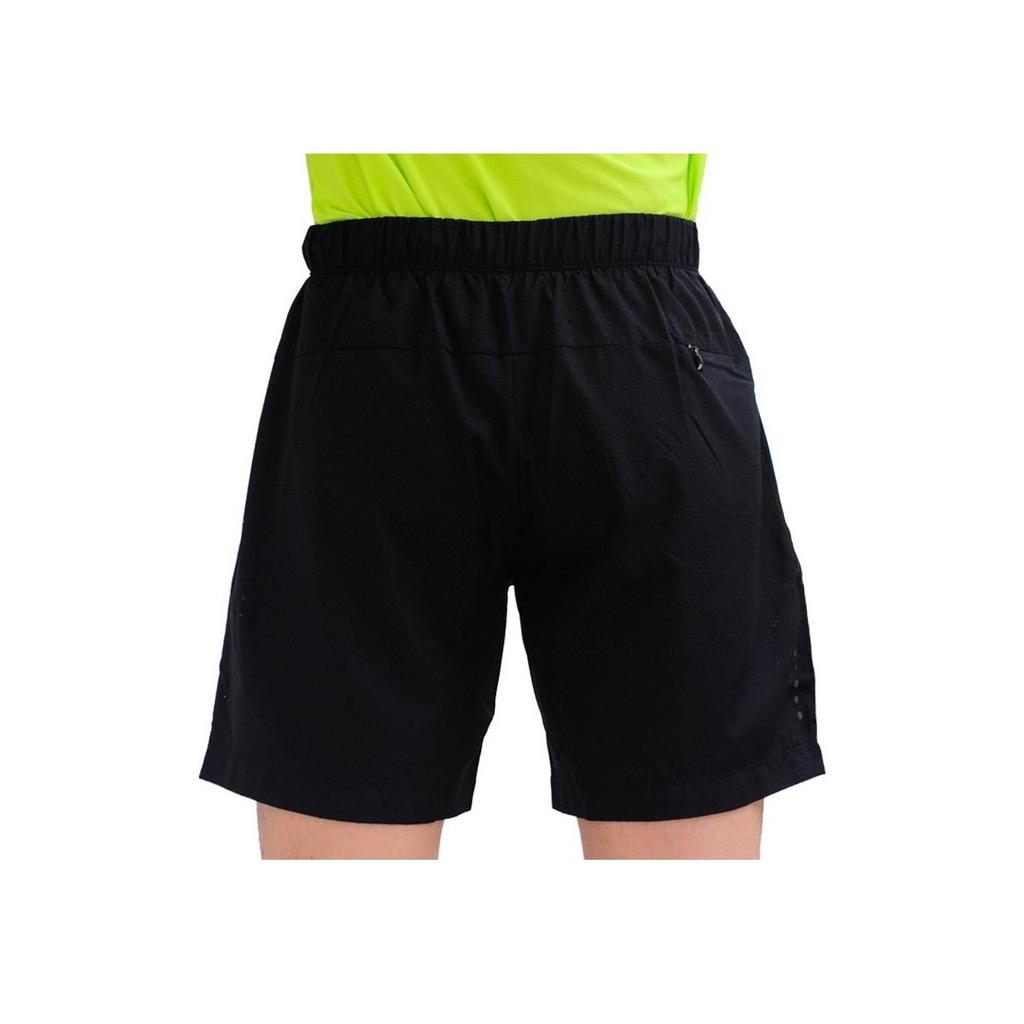 Asics Solid Color Elastic Waist Training Sports Casual Shorts Unisex shorts Black 142583-0946