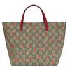 Used Handbag 410812 Chilled License Strawberry GG Supreme Canvas/leather Beige Red Mini