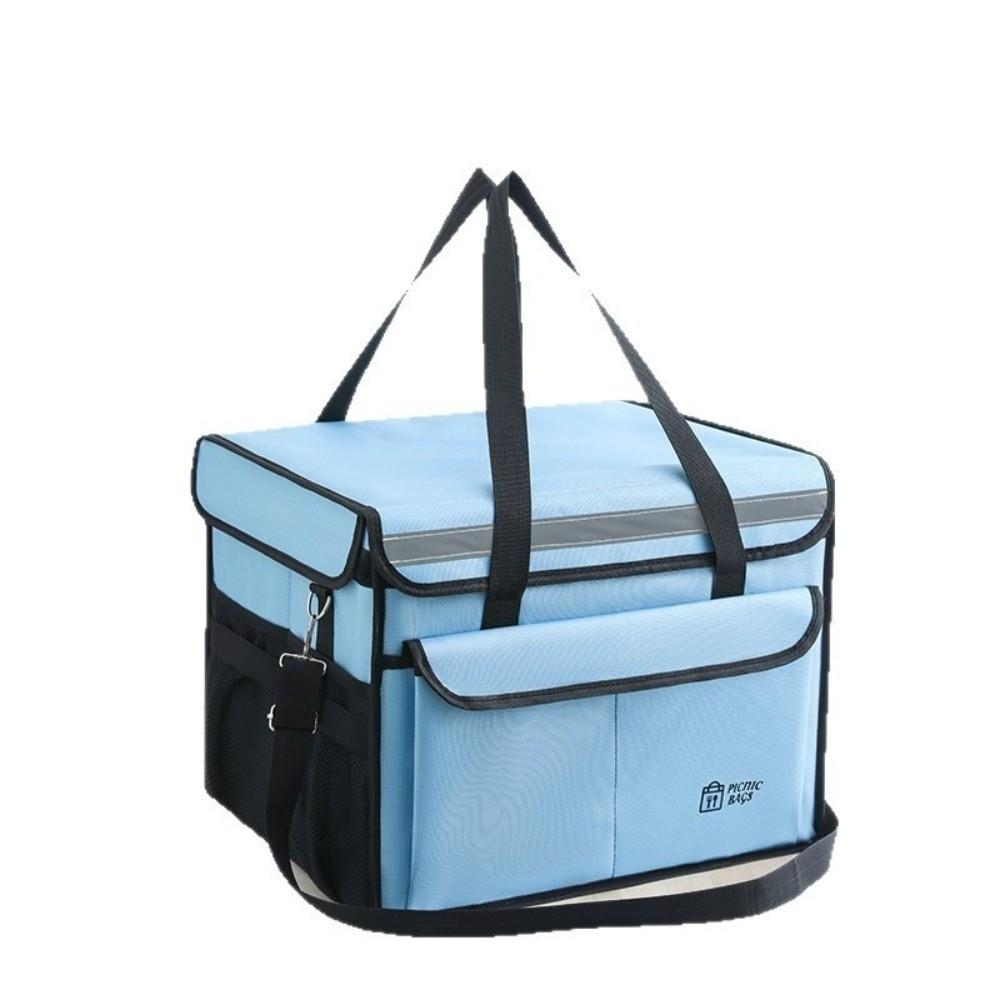 Large Capacity Food Delivery Bag Thicken Cooler Storage Bag Thermal Insulation Bag  Outdoor Camping
