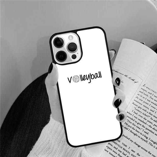Volleyball Sports fashion Coque Shell For iPhone 17 Air 15 16 14 13 12 Pro Max 11 Pro Max Plus Phone Case Cover