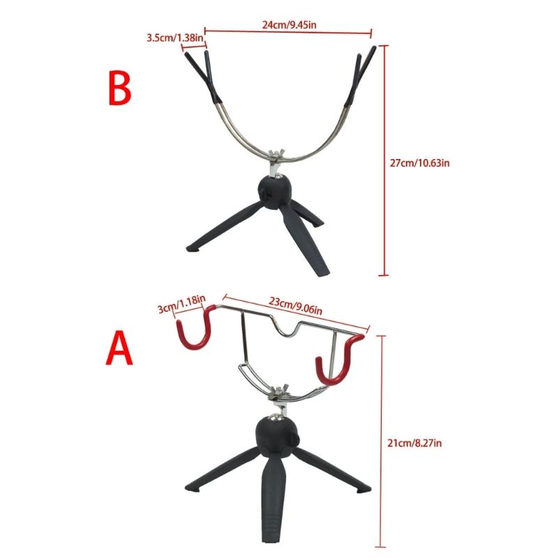 Portables Metal Fishing Poles Vertical Folding Ice Fishing Rod Holder Angling Tool for Winter and Lake Fishing