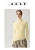 Women's High Neck 100% Pure Cashmere Sweater - Thickened, Slimming, Warm Knit Base Layer