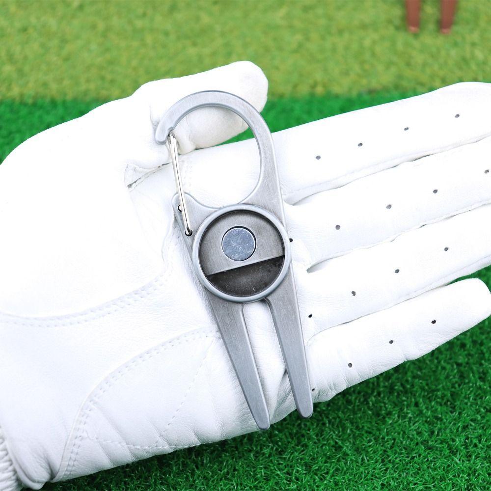 

Stainless Creative Spike Magnetic Divot Fork Golf Ball Fork Golf Accessories Golf Ball Marker
