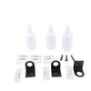 3pcs Shampoo Dispensers Round Shoulder 500ml Refillable PET Wall Soap Dispensers for Conditioner Body Wash Cosmetics