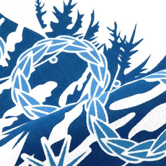 Some no Anbo Hand Towel Tree Authentic Dyed Cotton Tokuoka Made in Japan 35cm x 100cm "Holy Blue" 100%