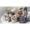 Naruto Acrylic Ornament Anime Action Figure Kakashi Sasuke Minato Car Desktop Decoration Model Pretty Children Toy Birthday Gift