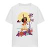Moana Womens/Ladies Heart Sunset T-Shirt