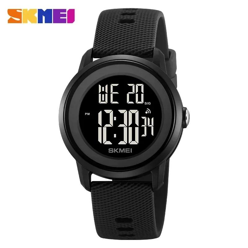 SKMEI 2218 Luxury Alarm Digital Watches for Women Men Waterproof Sports LED Display Mens Womens Wristwatches 1893 Relojes Mujer