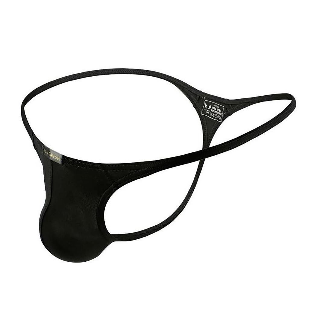 Herrenunterwäsche, sexy Tanga, einfarbig, niedrige Taille, Höschen, erotische Dessous