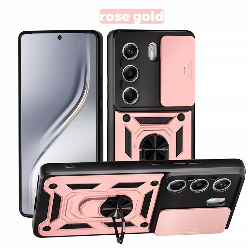For Tecno Camon 40 Pro 4G 5G Camera Shockproof Armor Case For Tecno Camon 40 4G Car Magnetic Holder Ring Protect Cover