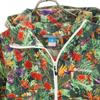 Columbia Botanical Flower Pattern Nylon jacket M Green system Outdoors Women Used