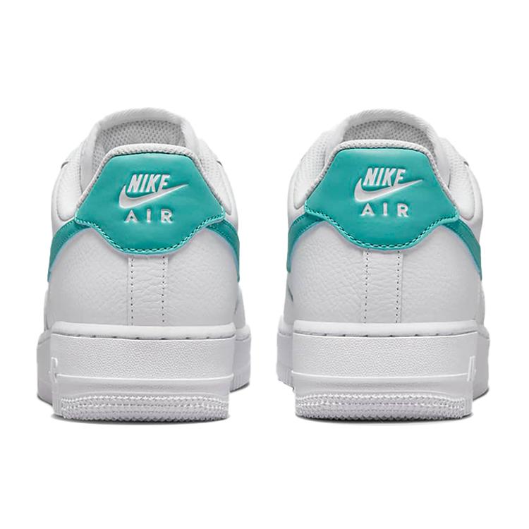 Nye Nike Air Force 1 Low Hvit Vasket Teal Dame DD8959-101