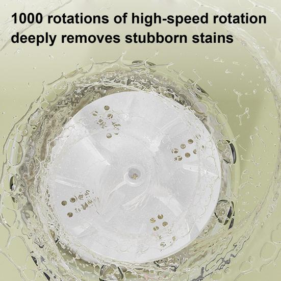 Underwear Washing Machine Portable Rechargeable Mini Washer Fast Wash Timed Cycles Ultrasonic Tech Travel-friendly Washing Machine