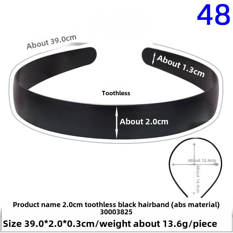 Highly Recommended Handmade Black Twisted Headband for Women - Perfect for DIY and Mother's Day.