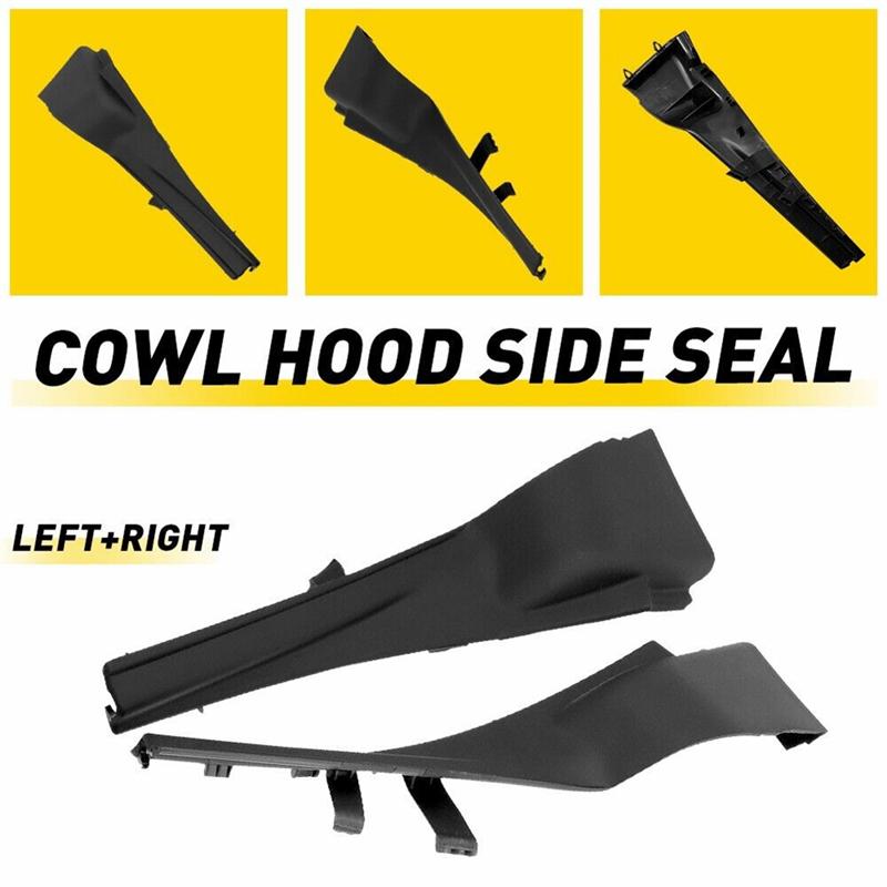 A28G-Corner Windshield Wiper Cowl Cover For Nissan Murano 2015-2017 66894-5BC0B 66895-5BC0B Replacement Accessories 1Pair