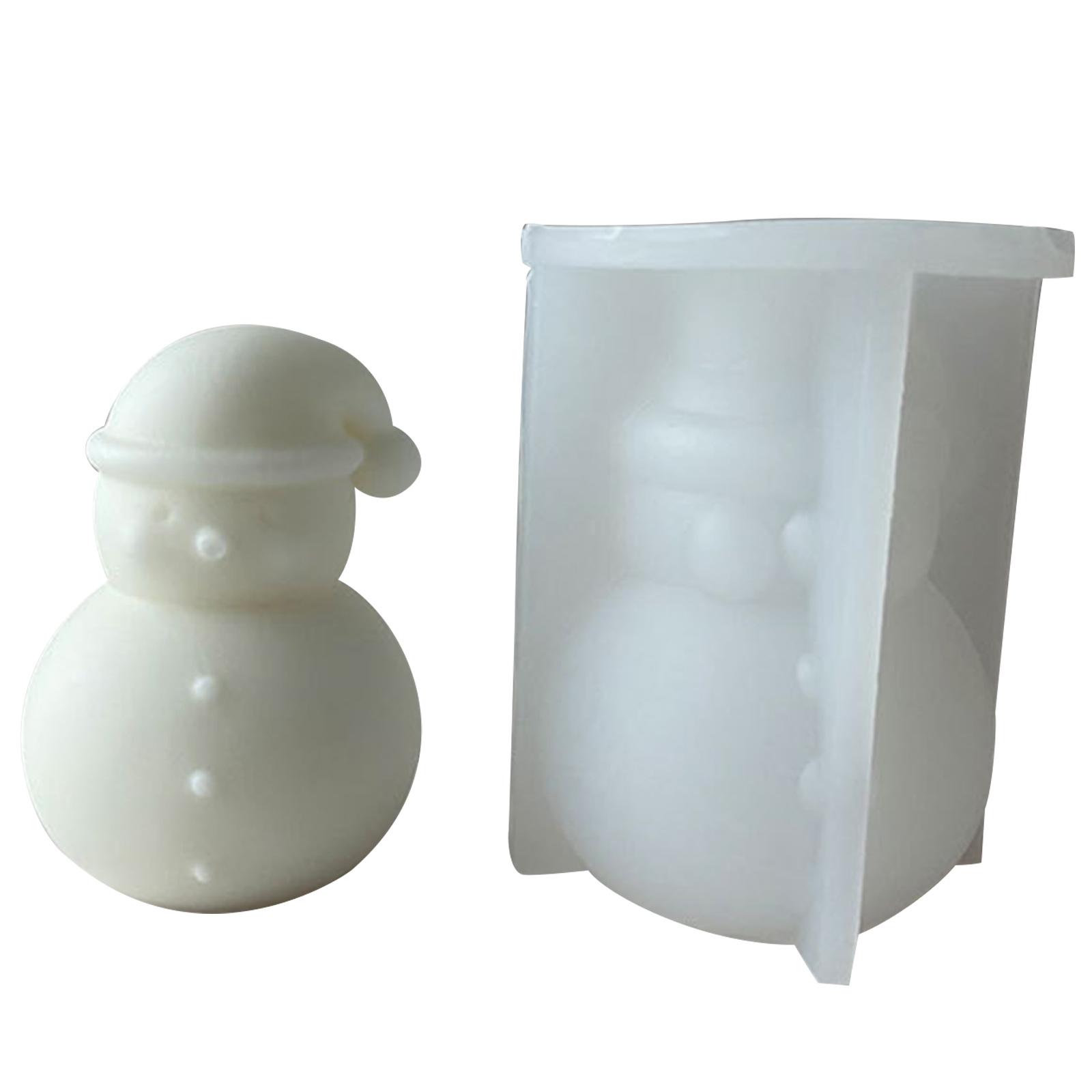 

Безликий Старик Форма для Свечи Сделай Сам Кристальная Капающая Смола Ароматерапевтическая Свеча Ручной Работы Снеговик Рождественские Украшения Форма T1