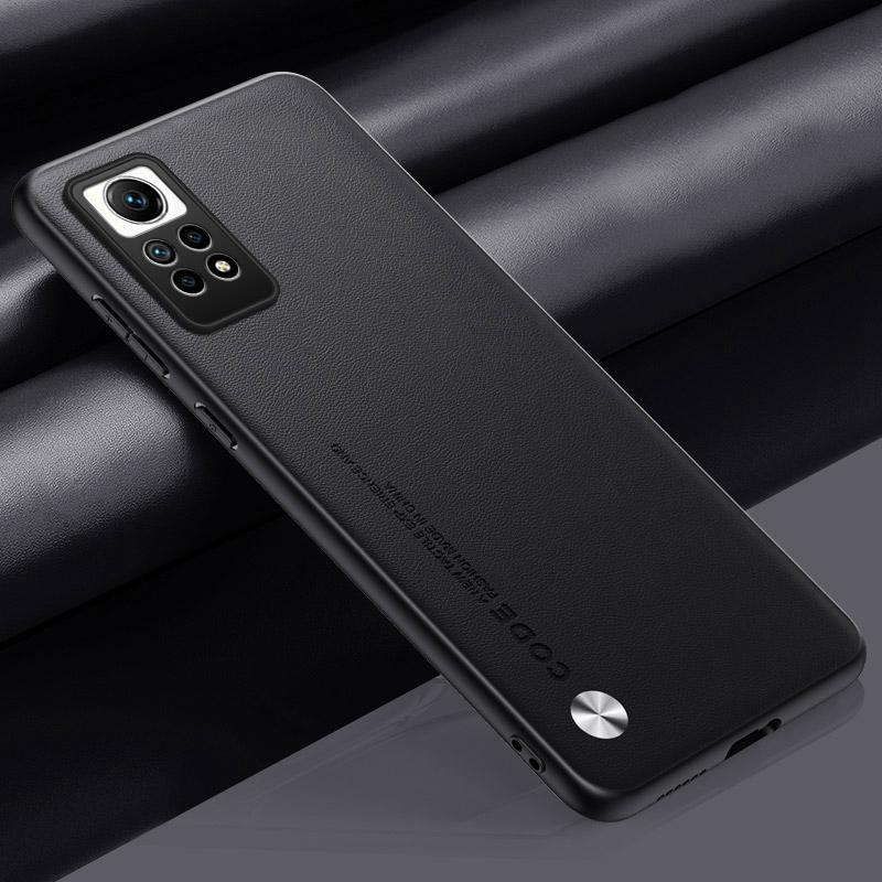 

Роскошный чехол из искусственной кожи для Xiaomi Redmi Note 12 Pro 4G, задняя крышка, силиконовый чехол для телефона с полной защитой для Redmi Note12 Pro 12Pro Redmi Note 12 Pro 4G чёрный