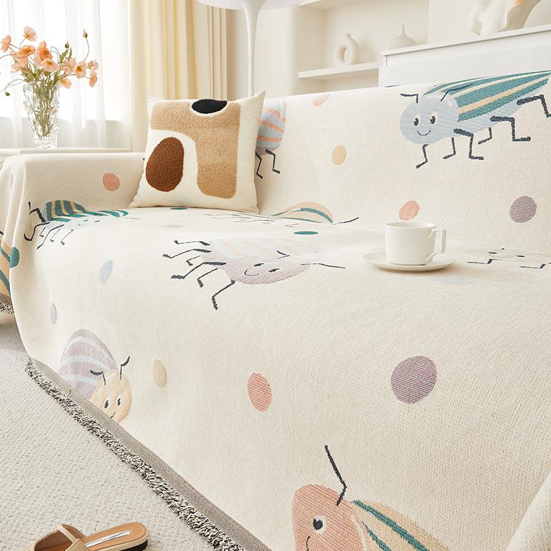 Fresh Chenille Sofa Towel Non-Slip Stain-Resistant Sofa Cover Universal Cover High-Grade Four Seasons Universal Sofa Cover Cloth