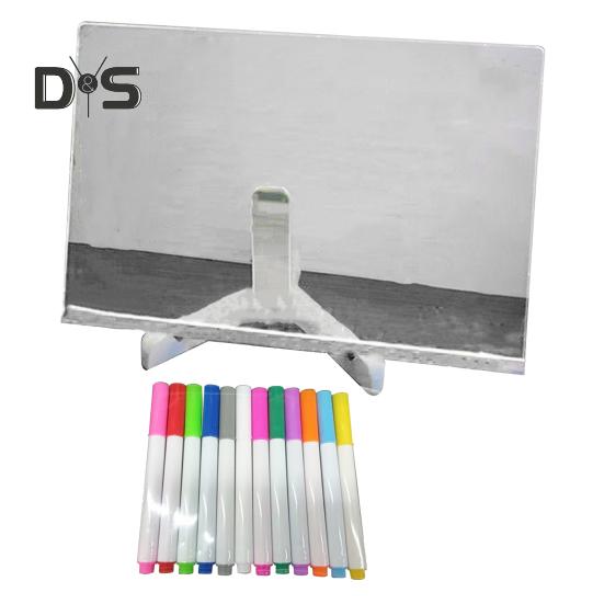 

Светодиодная акриловая доска для сухого стирания, расписанная вручную, панельная лампа, компактный дизайн, светящаяся доска для сообщений со светодиодной подсветкой L 12pcs